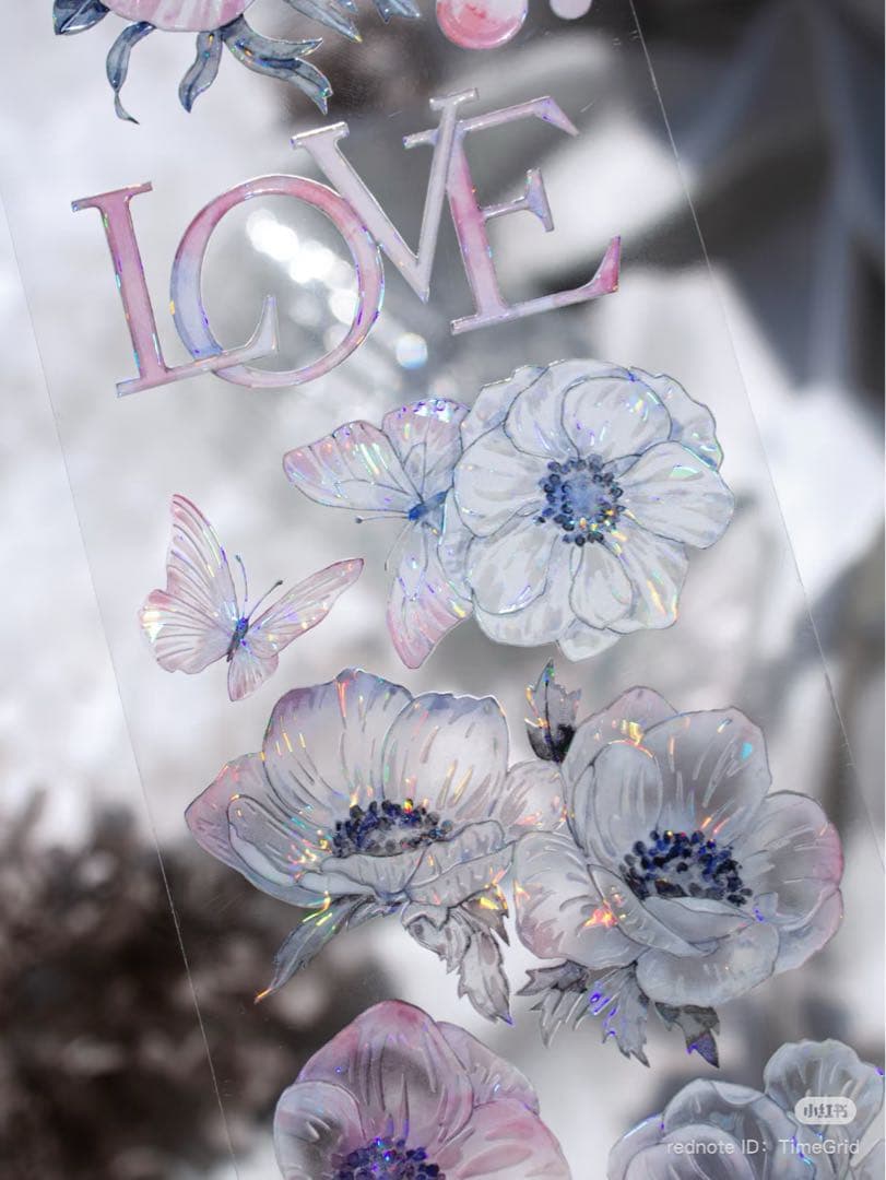 时间格子《绯云摇梦》海外マスキングテープ　マステ 【2388】