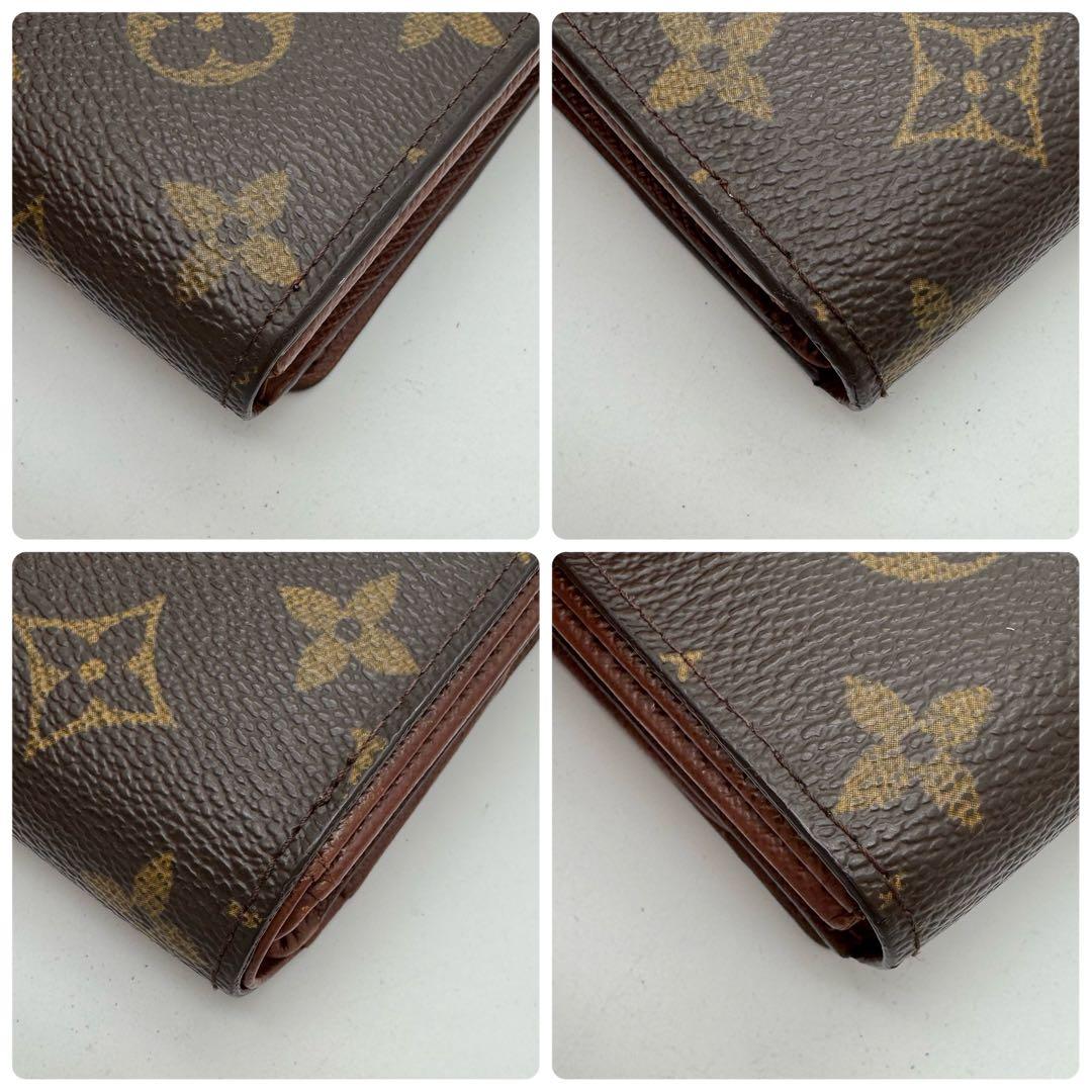 【新型・極美品】ルイヴィトン　モノグラム　ポルトフォイユ・トレゾール　折り財布