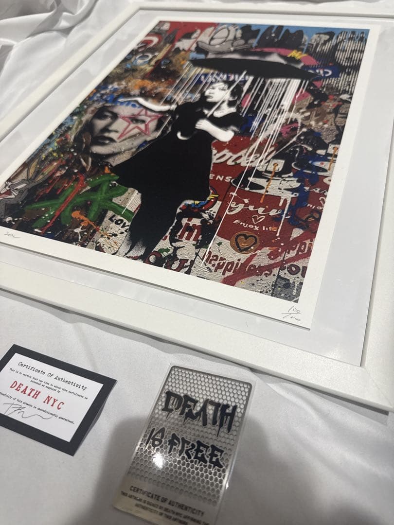 DEATH NYC 現代アートポスター　世界100枚限定　バンクシー　ストリート