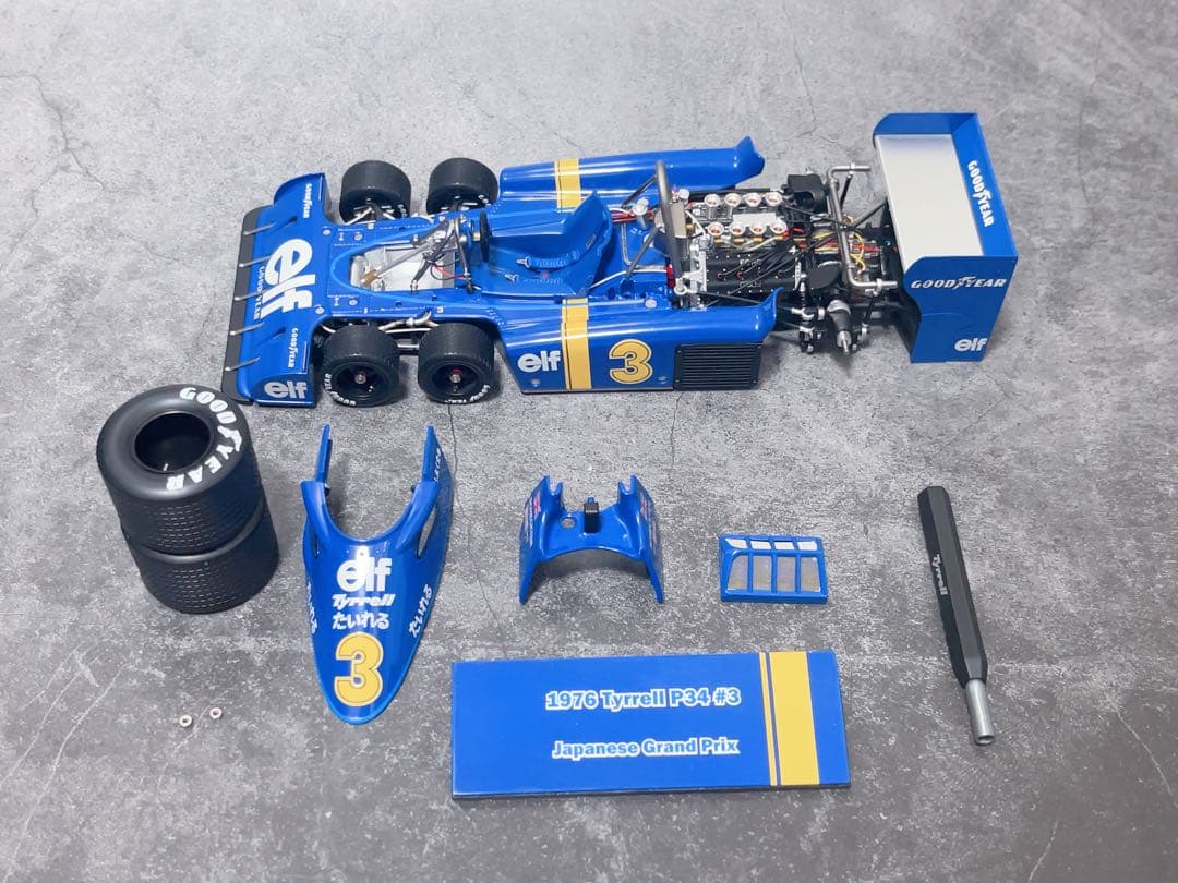 限定1500台 TSM 京商 1/18 タイレル P34 1976 日本GP