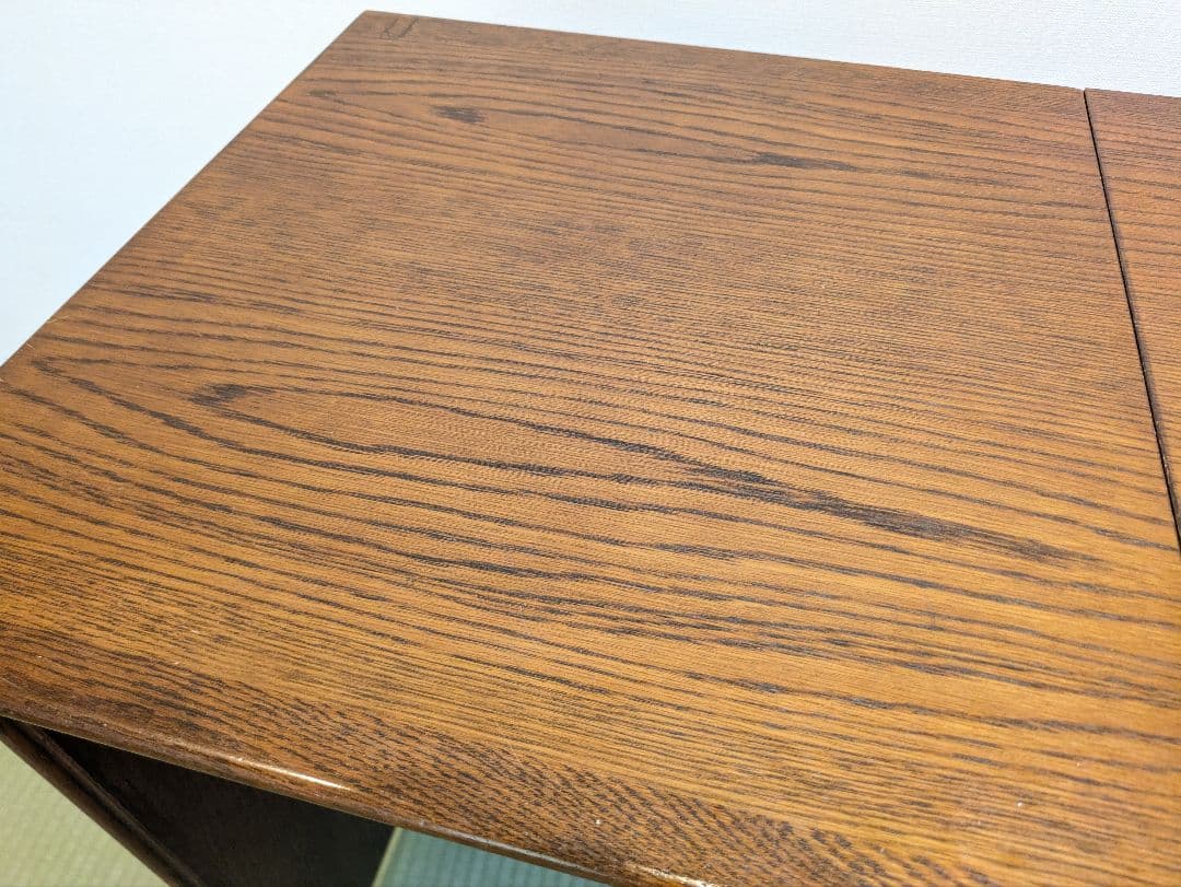 カリモク　コンパクト　折りたたみ　キャビネット　デスク　アンティーク