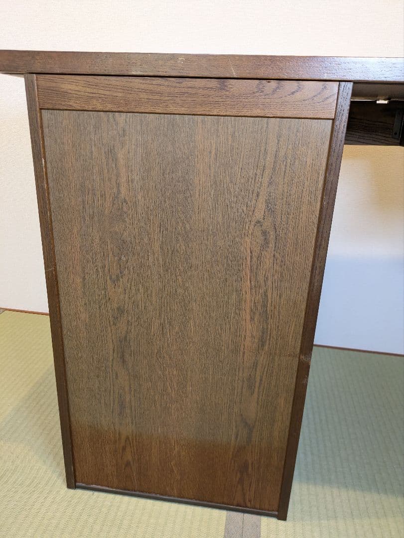 カリモク　コンパクト　折りたたみ　キャビネット　デスク　アンティーク