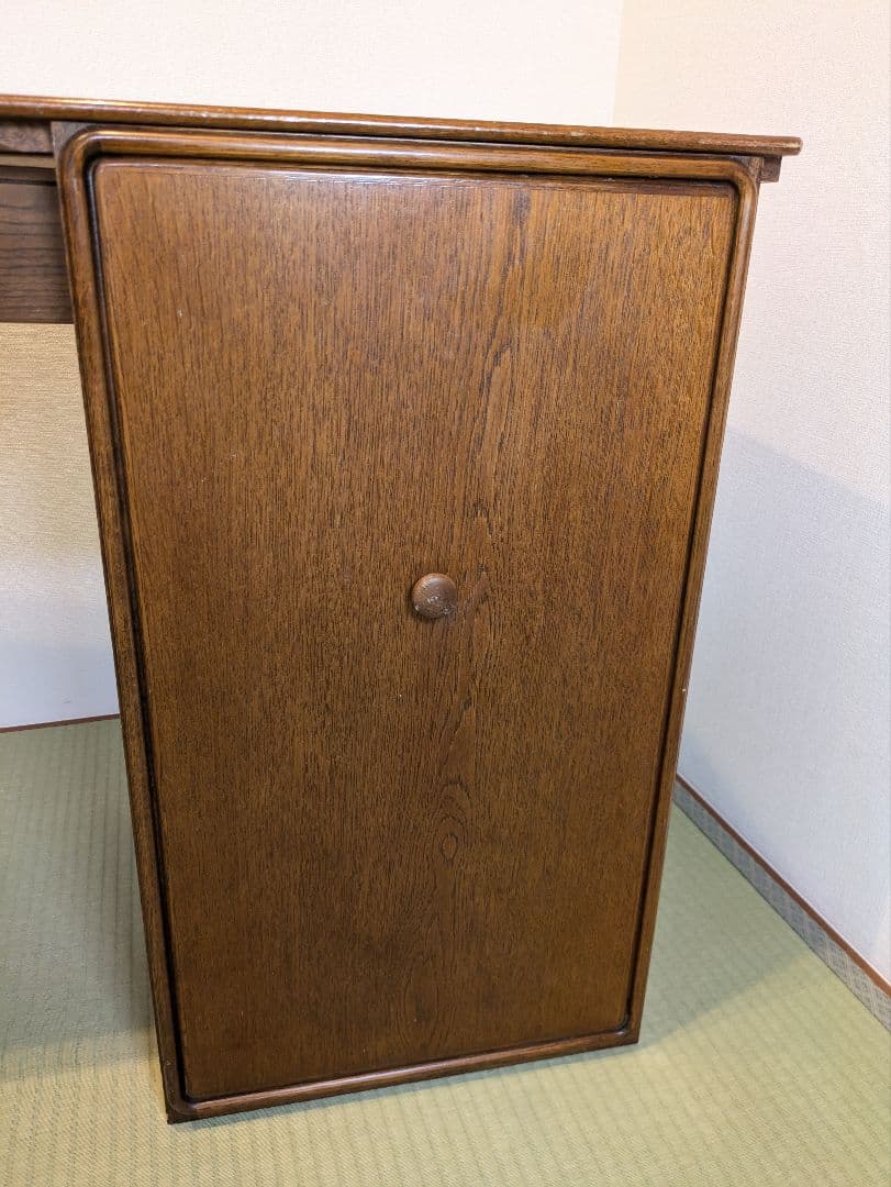 カリモク　コンパクト　折りたたみ　キャビネット　デスク　アンティーク