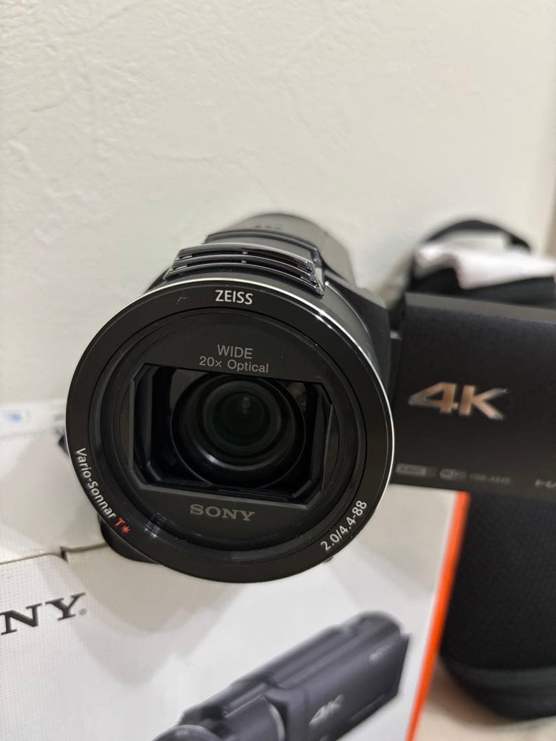 【ほぼ未使用】SONY4K ビデオカメラ Handycam FDR-AX45