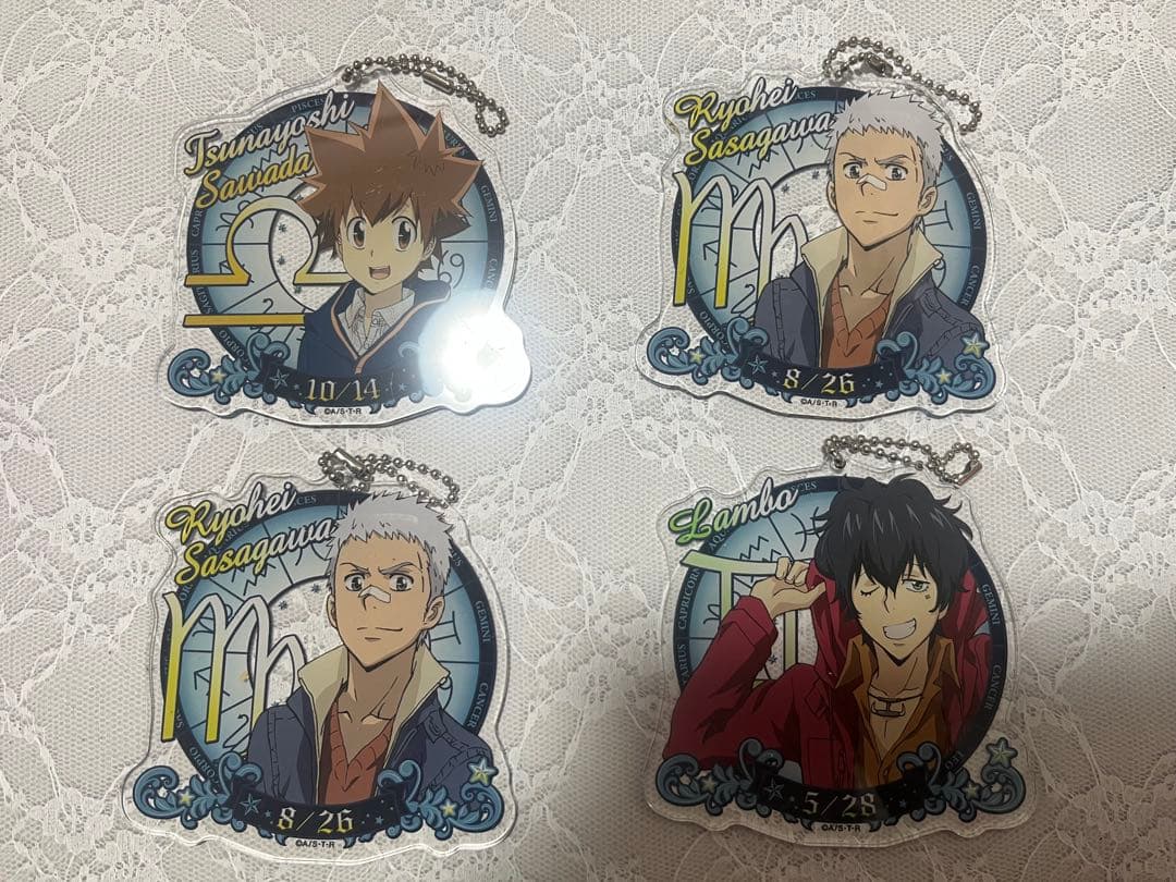 家庭教師ヒットマンREBORN! アクリルキーホルダー　　誕生日 星座