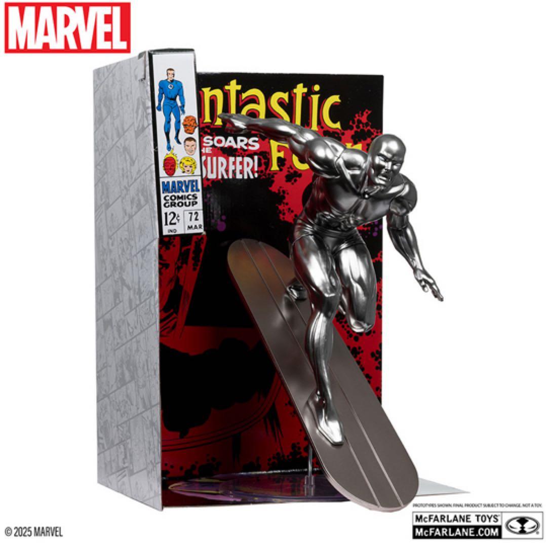 【値下不可】マクファーレン・トイズ「シルバーサーファー」シーン・フィギュア