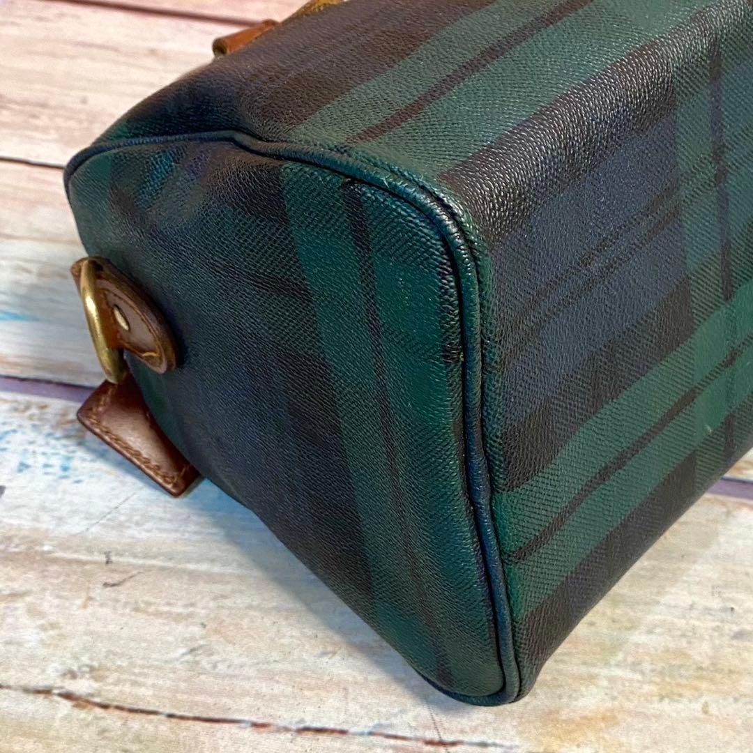 ポロラルフローレン　ハンドバッグ　ミニボストンバッグ　手提げ　チェック柄