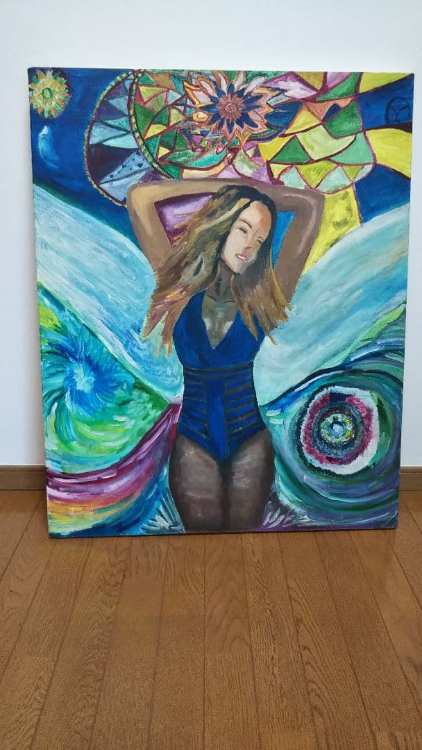 マライヤキャリー  油絵  【送料無料】