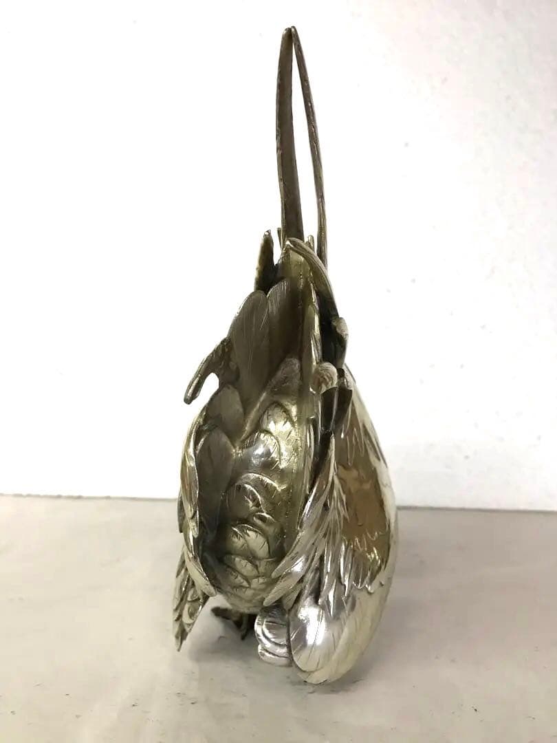 白銅製:夫婦鶏