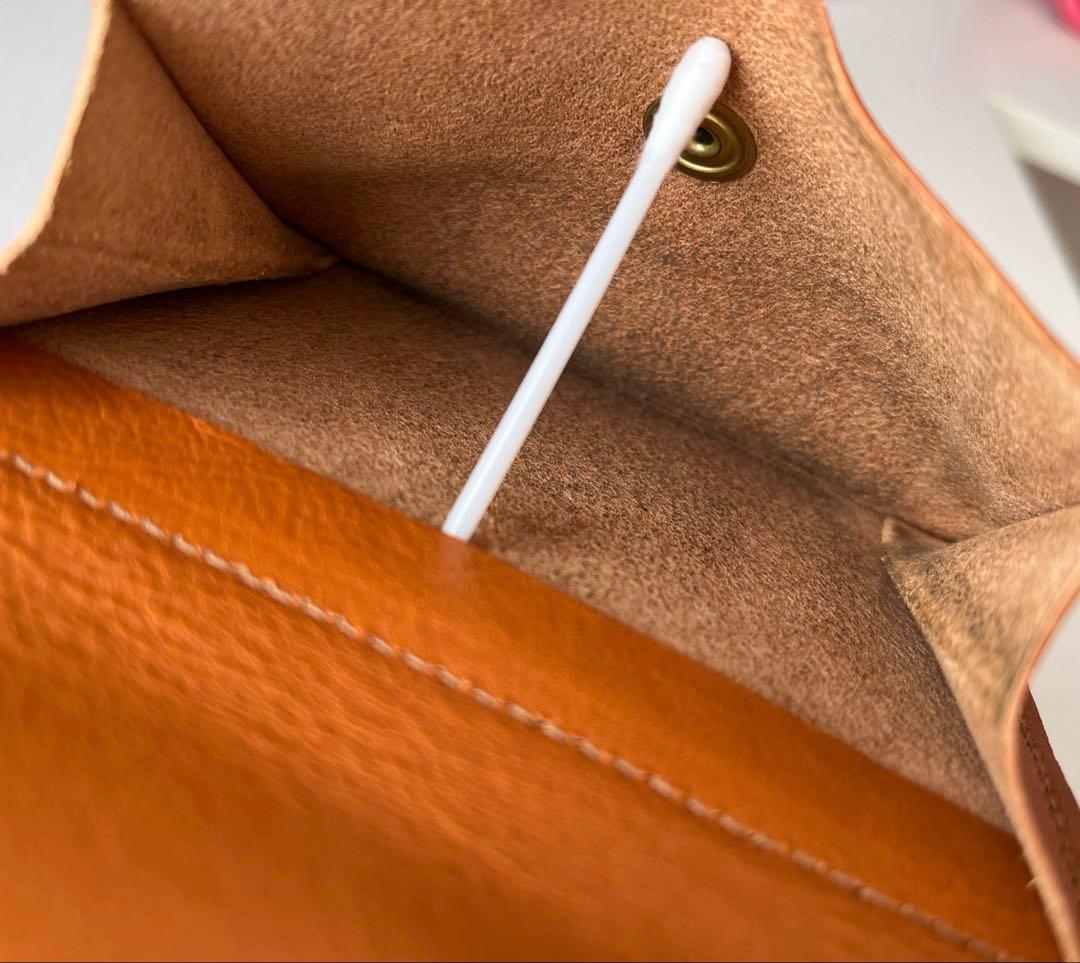 IL BISONTE イルビゾンテ　二つ折り財布 オレンジ