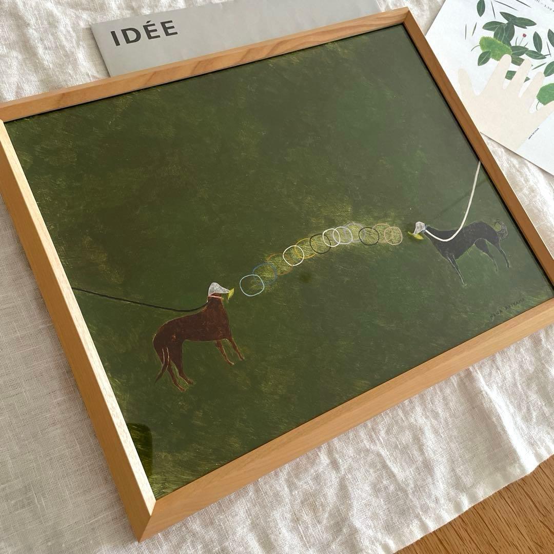 【再値下げ】一点物 秋山花 Hana Akiyama イデー 直筆サイン入り