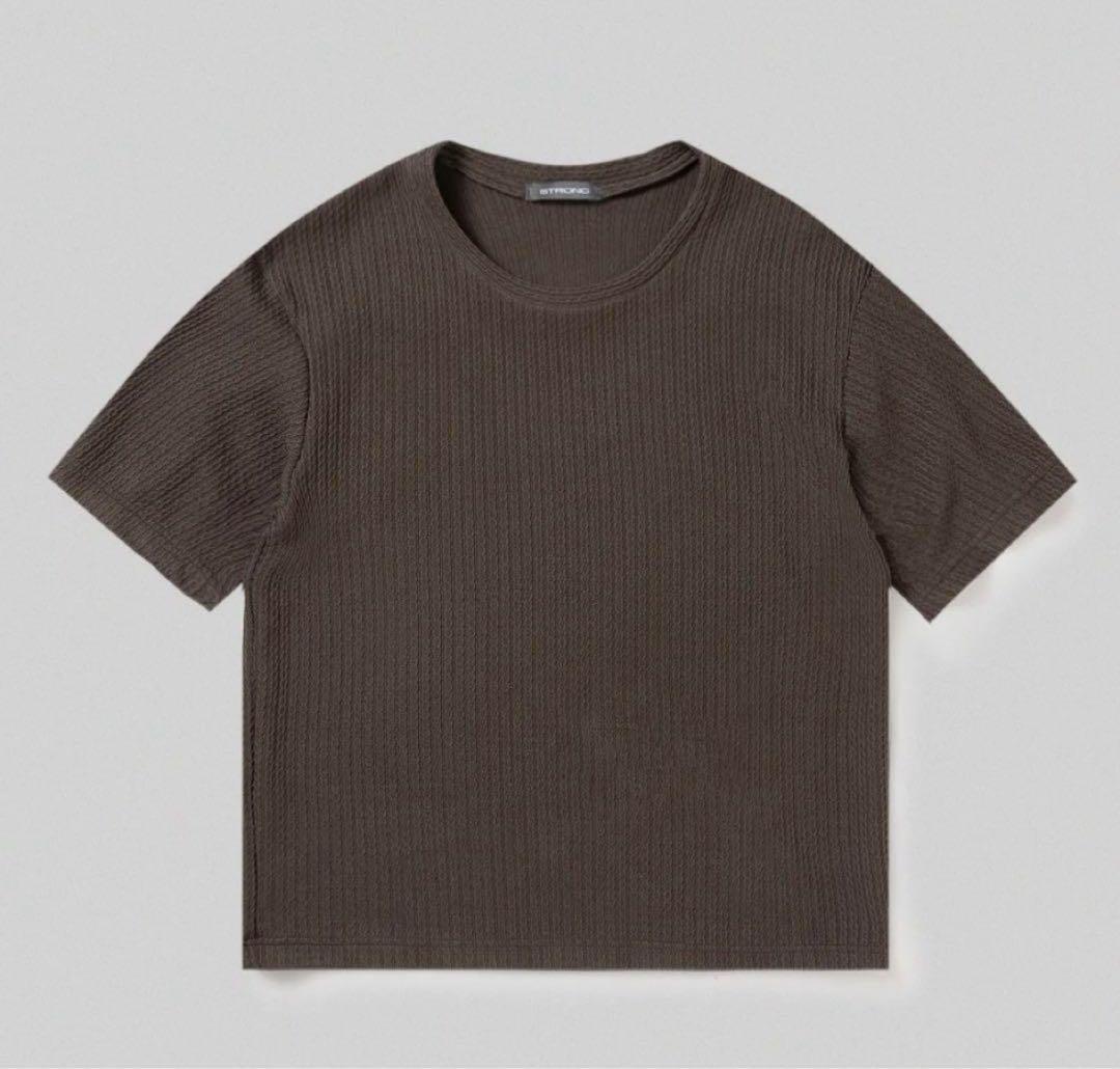 新品 S STRONG 006 KNIT T (GREIGE) 深水光太