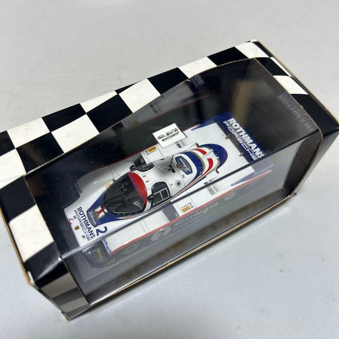 ミニチャンプス 1/43 PORSCHE962C ロスマンズ #2#3二台セット