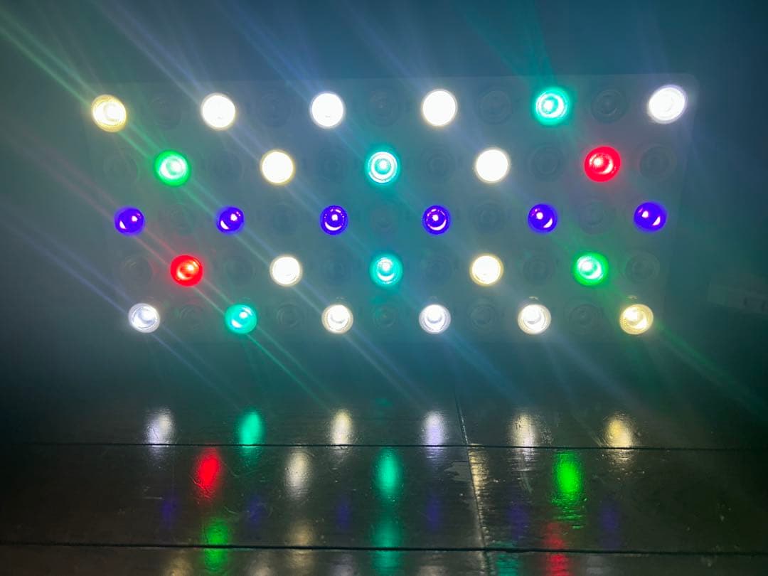 珊瑚水槽照明 LEDライト ブラックボックス プリズムレンズ　2台　※訳あり