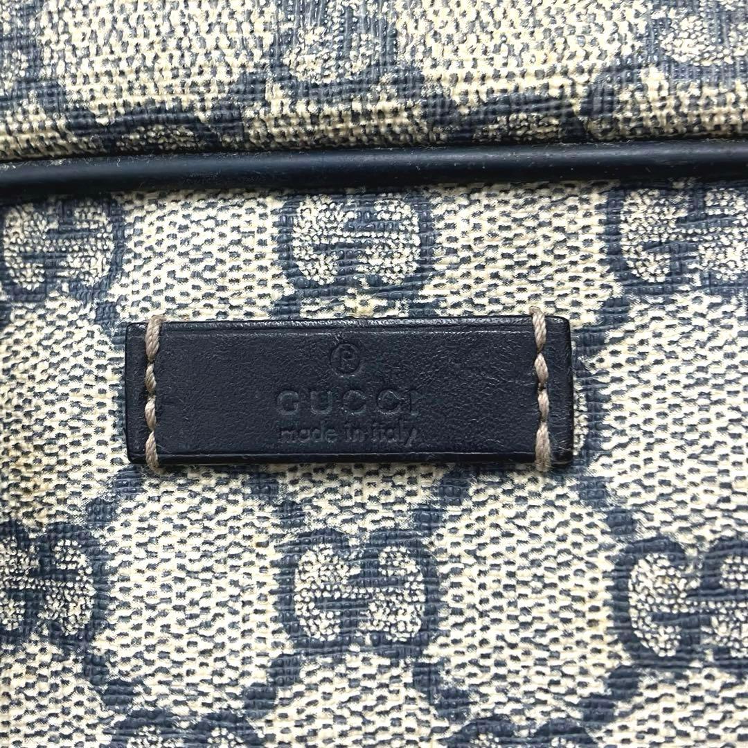大人気☆GUCCI☆グッチ☆ビジネスバッグ☆GGスプリーム☆レザー☆ネイビー！