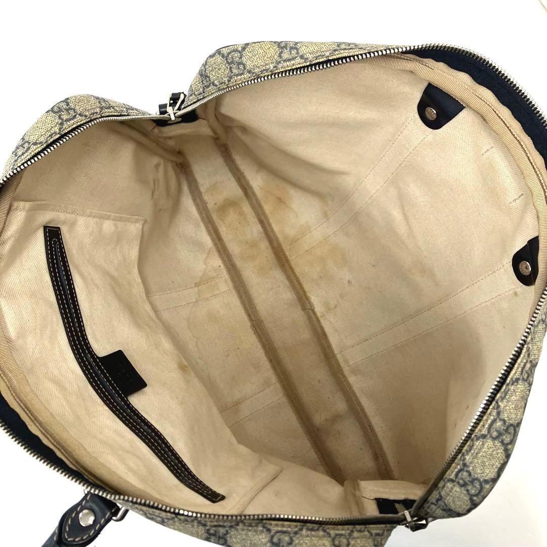 大人気☆GUCCI☆グッチ☆ビジネスバッグ☆GGスプリーム☆レザー☆ネイビー！