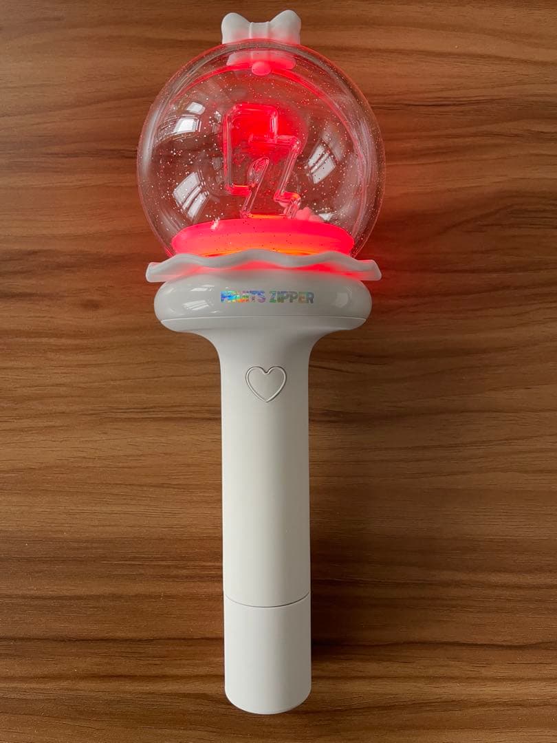 【美品】FRUITS ZIPPER 公式ペンライト ＋ カスタムパーツ（月足天音