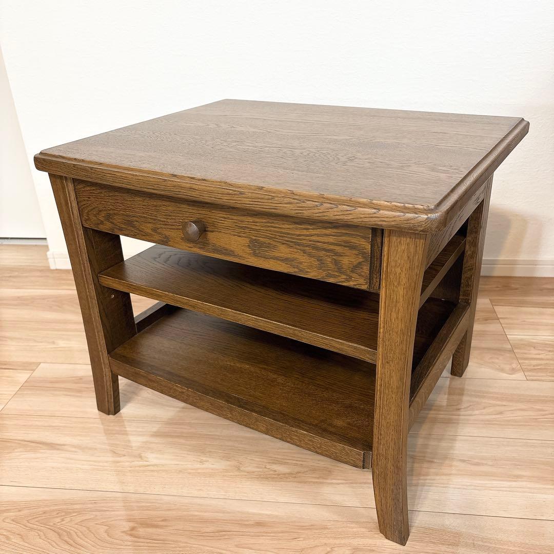 ✨極美品✨ 起立木工 木製ラック サイドテーブル サイドラック 電話台 送料無料