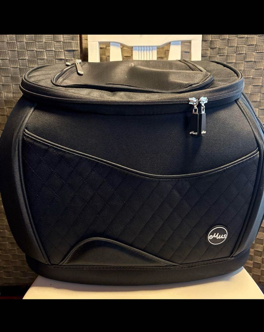 eMus ブラック 犬猫用キャリーバッグ　Lサイズ
