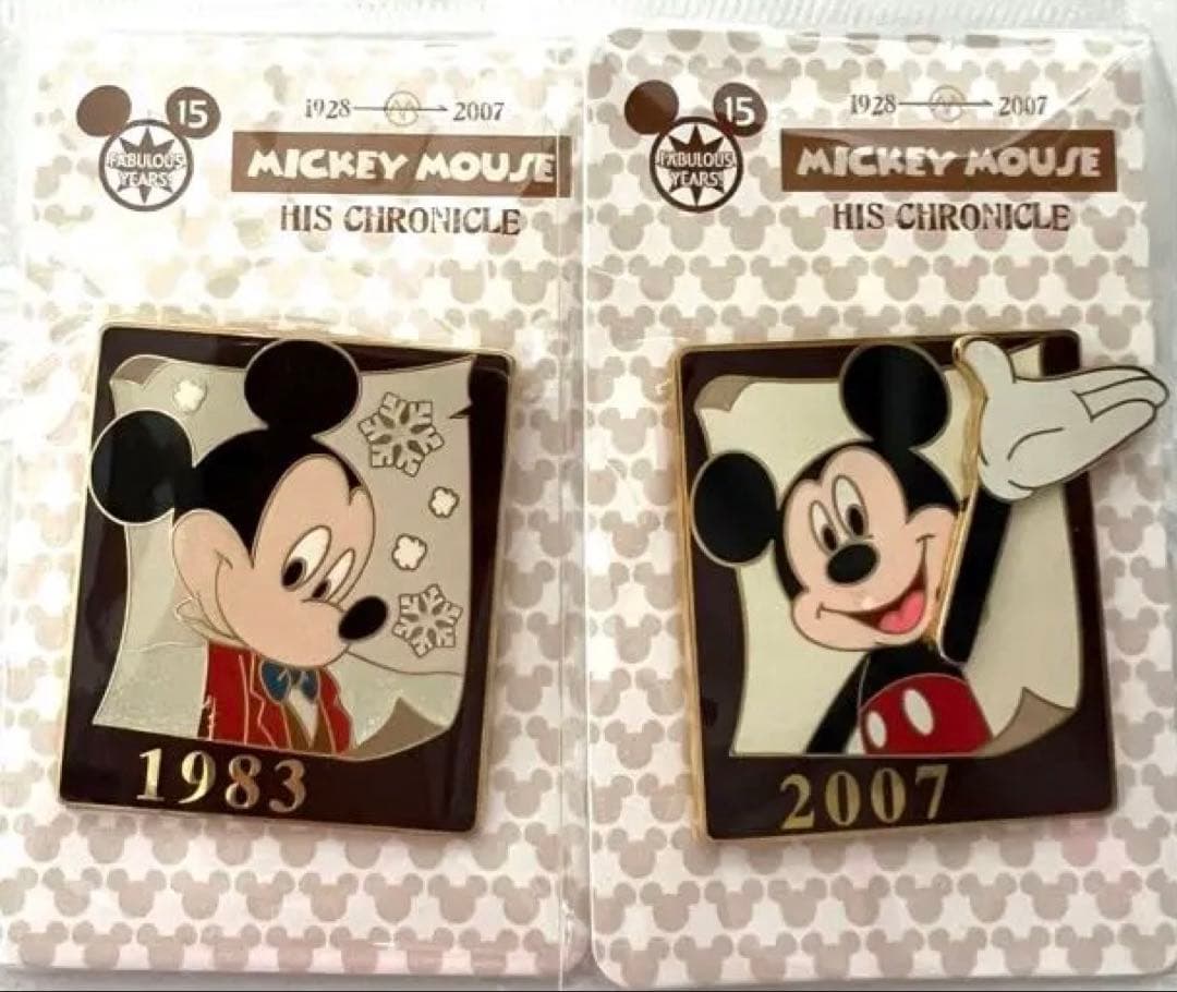 ディズニー ピンバッジ HIS CHRONICLE ミッキー 14種コンプリート