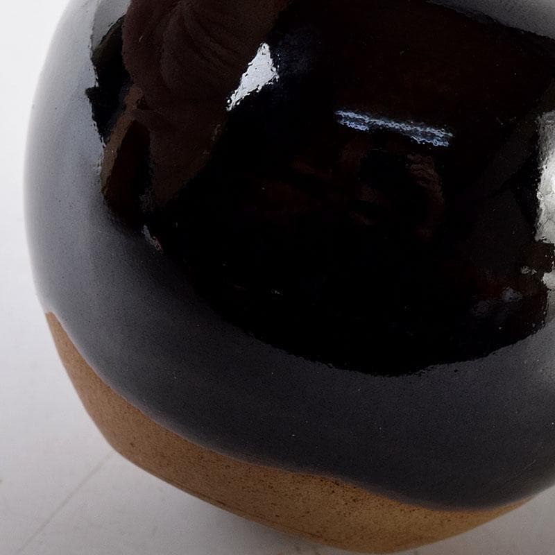 茶道具　京焼　桶谷定一作　文琳　茶入　共箱　V　8177