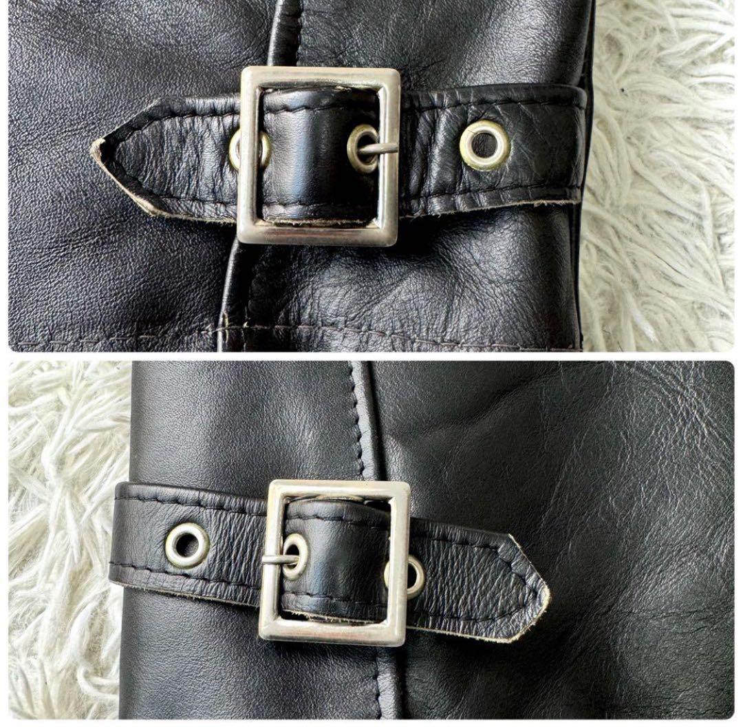 美品/希少　schott トラッカージャケット　652 本革　ブラック　38