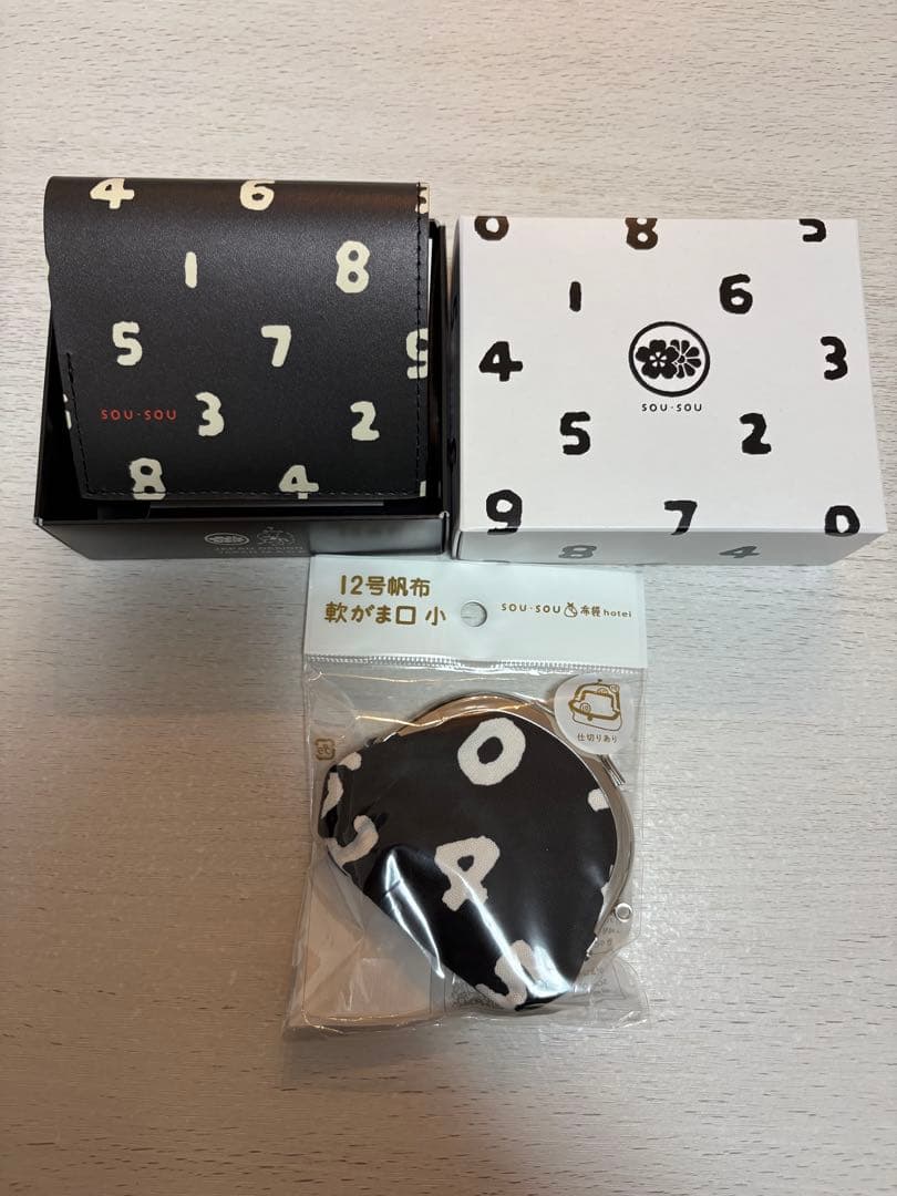 即購入⭕️ 京都 SOU・SOU×クアトロガッツ 小さいふ。SO-SU-U 濡羽色