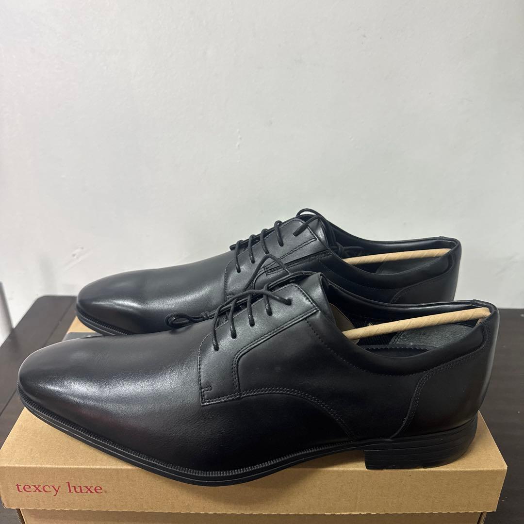 テクシーリュクス ビジネスシューズ 本革 TU-8001 ブラック