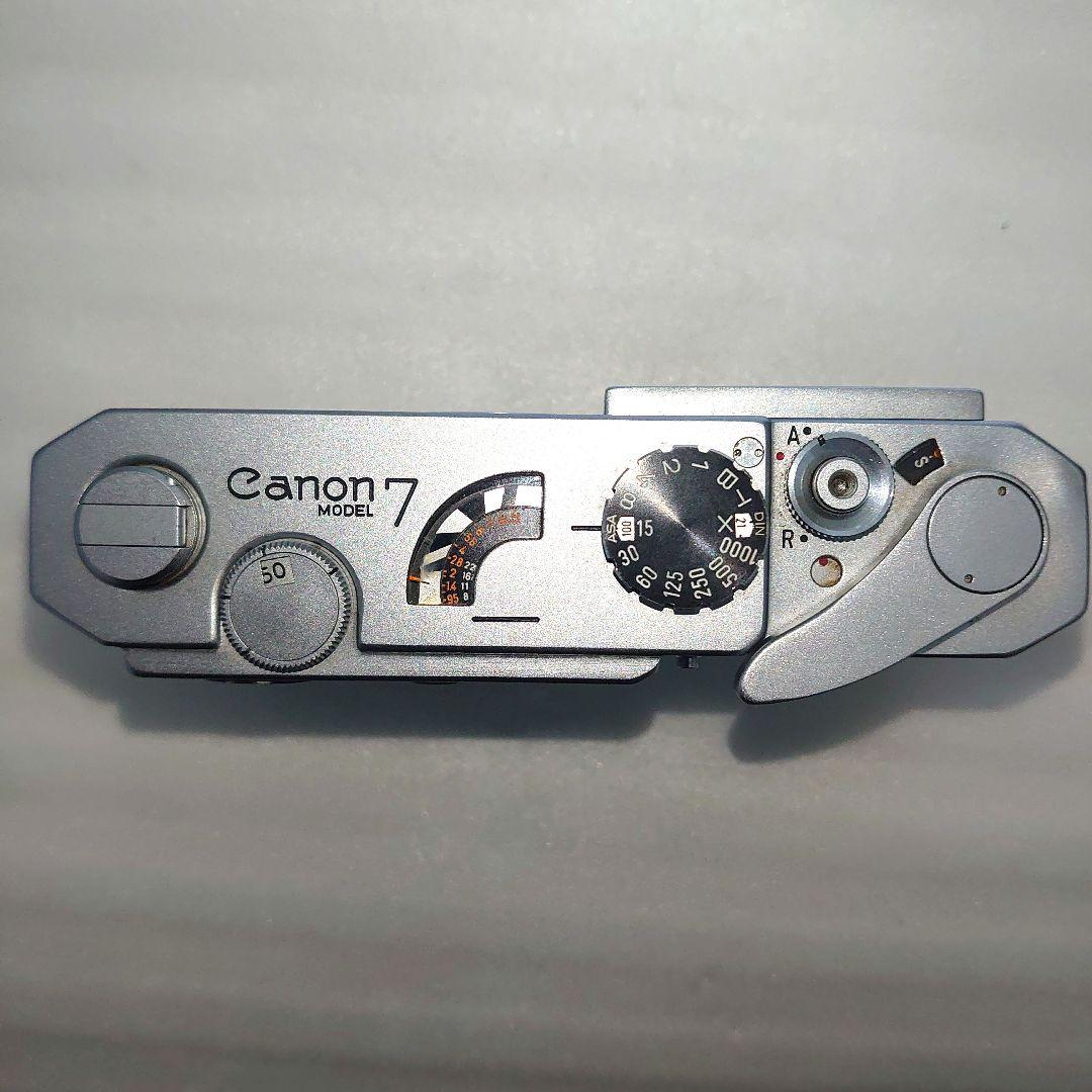 キャノン７ 50mm F1.8 レンジファインダー カメラ純正ケース付