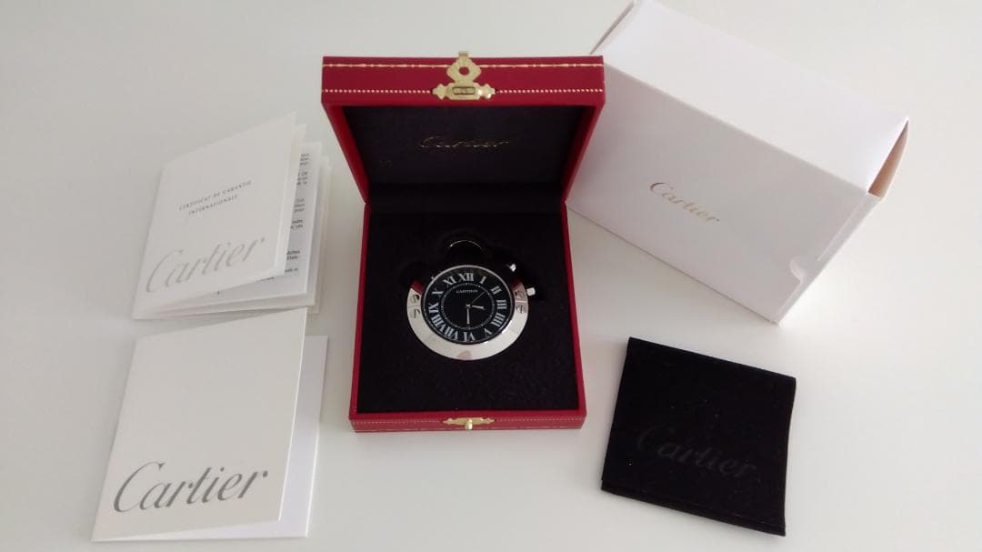 カルティエ トラベルクロック サントス 置時計 ジャンク
