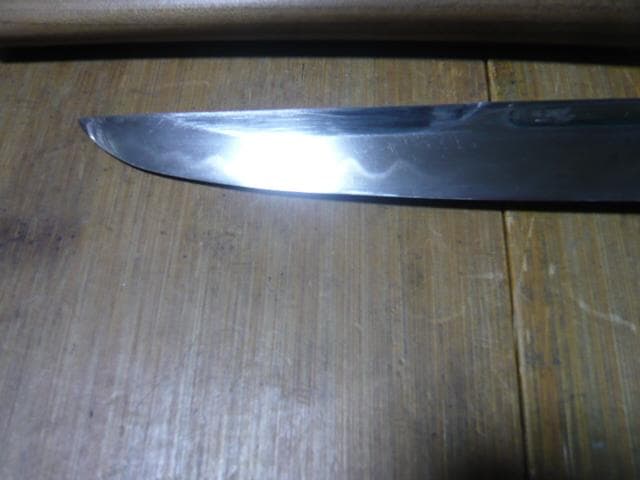 小刀 武具 刀装具　銘菊一文字　合法品 並品