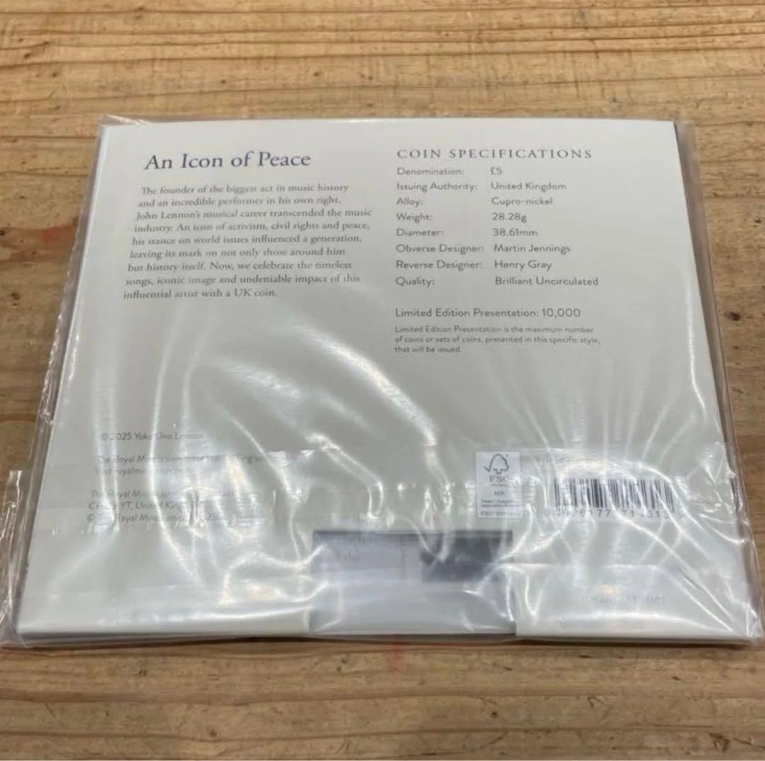 伝説のミュージシャン ジョンレノン 記念 限定