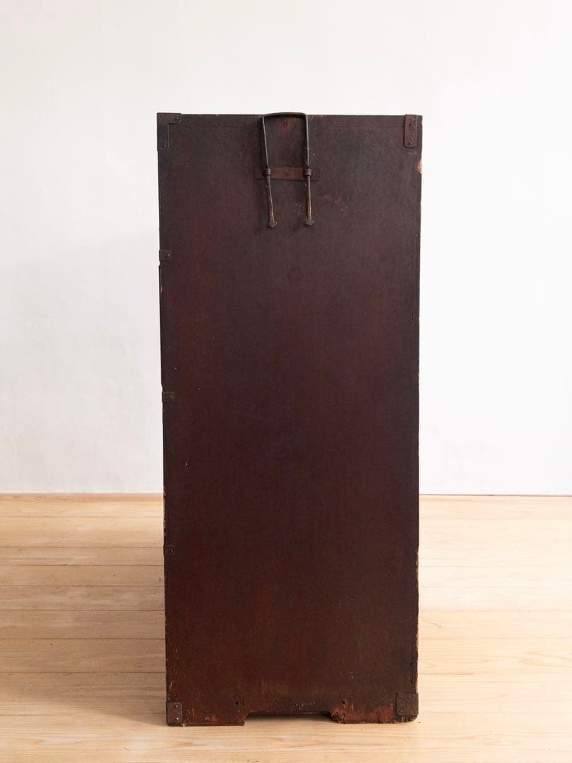 古家具　時代箪笥　4段引き出し　鉄金具　和箪笥・古道具　古家具　アンティーク