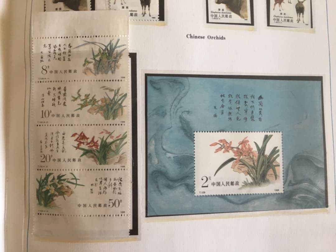 中国　切手アルバム 2冊