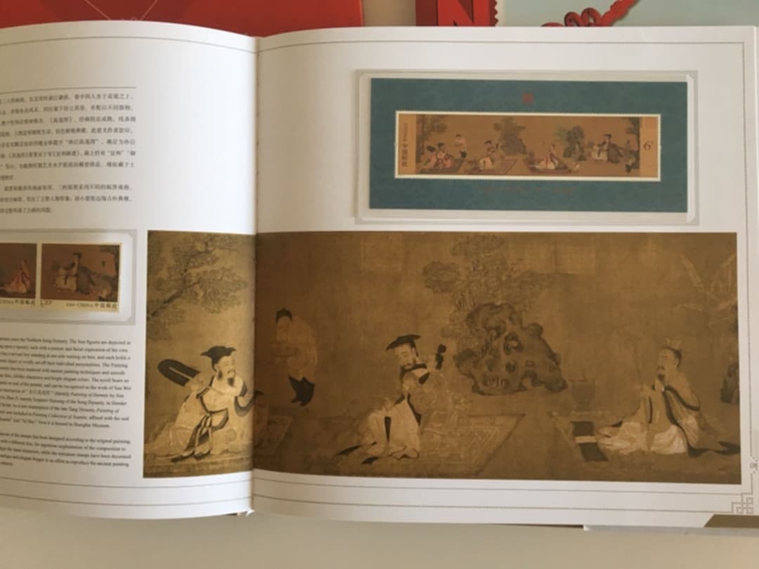 中国　切手アルバム 2冊