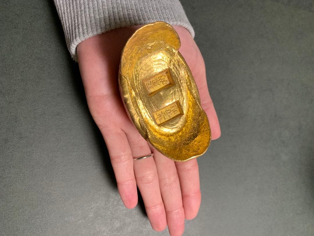 約425g 超重量級 金元寶 金元宝 元寶 元宝