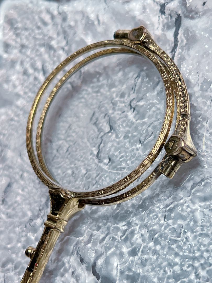 フランス　アンティーク　ローネット　ルーペ　オペラグラス　拡大鏡