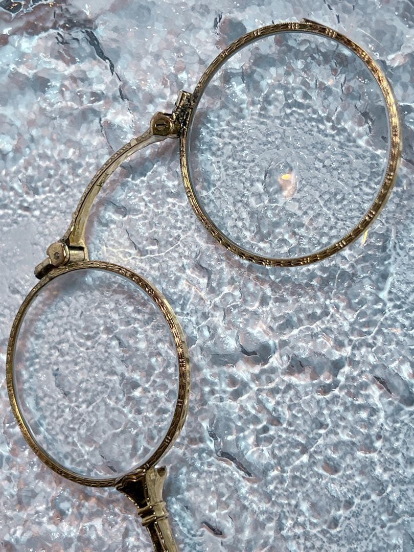 フランス　アンティーク　ローネット　ルーペ　オペラグラス　拡大鏡