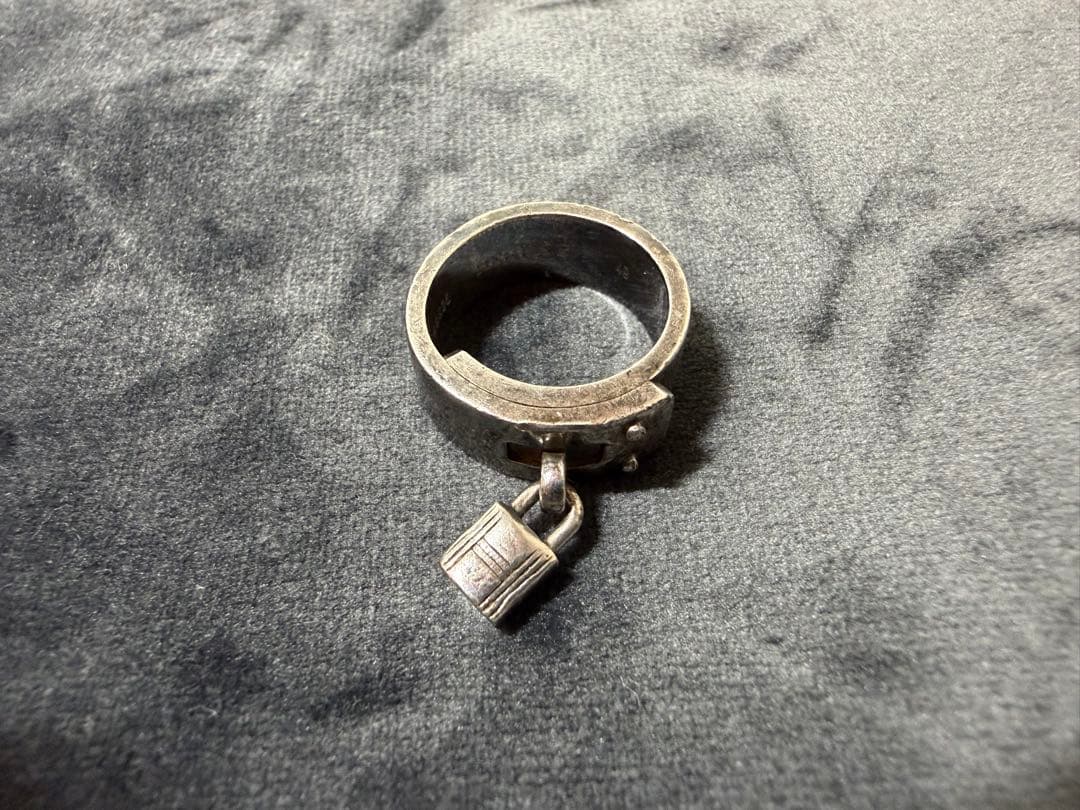 KK/10.12/25 HERMES 指輪　ケリーリング　シルバー #49