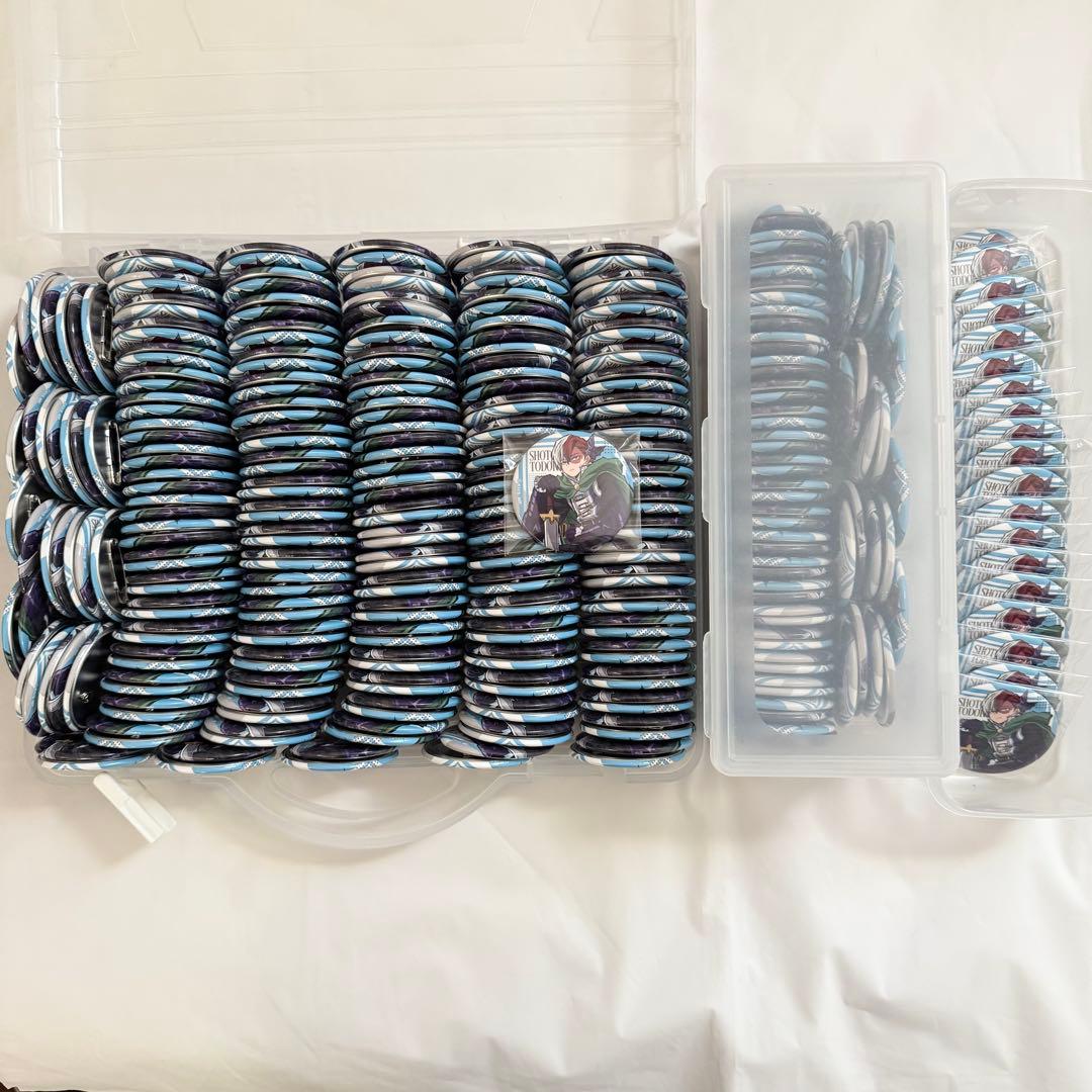 ヒロアカ 轟焦凍 冬十傑 アニメ絵 缶バッジ 100点