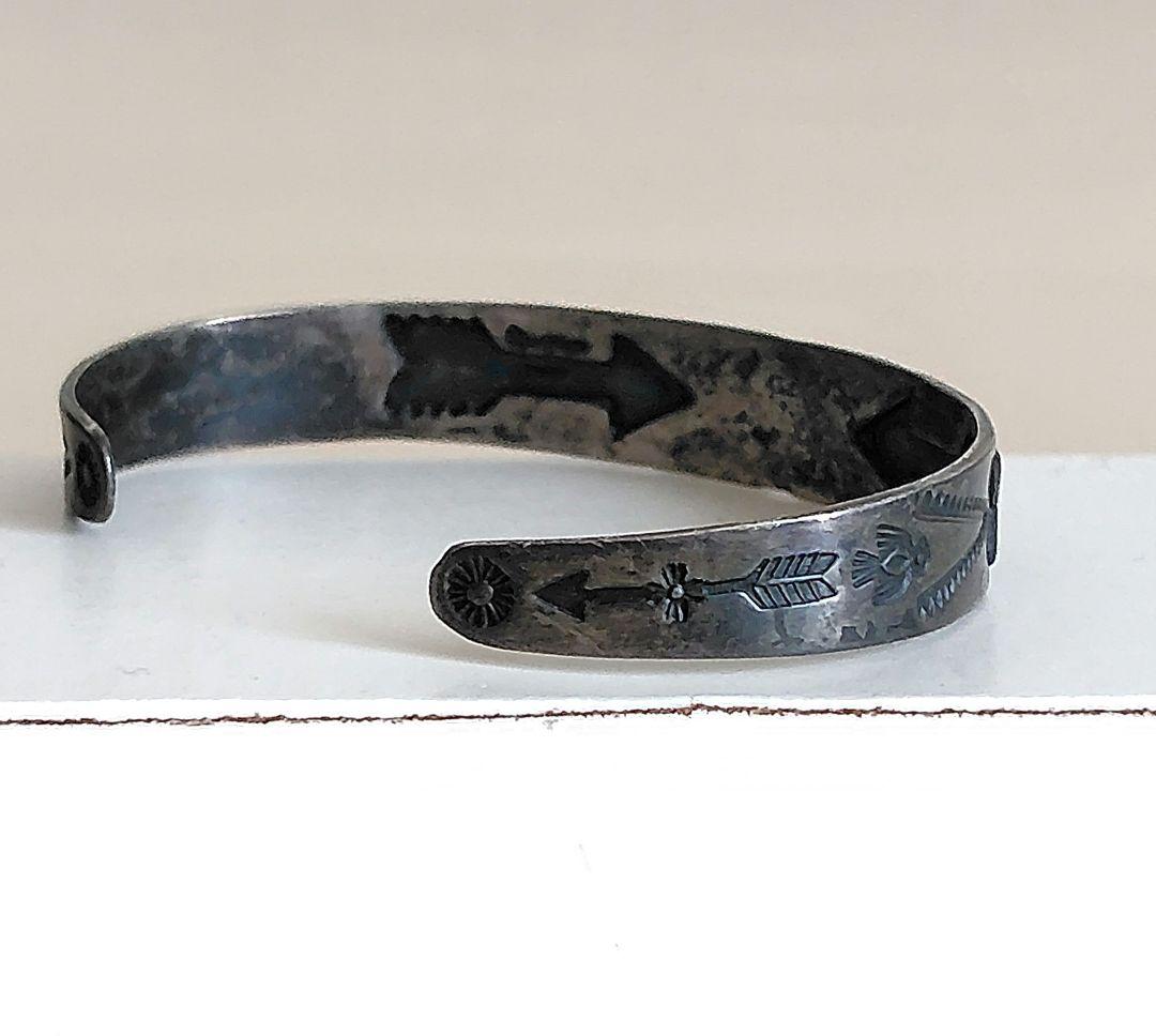 ヴィンテージ フレッドハービー ターコイズ シルバー バングル