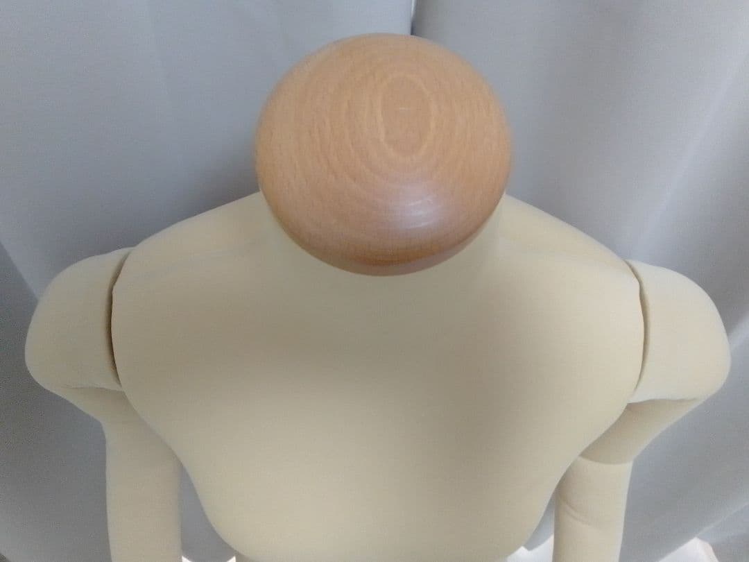 エコボディ 和装トルソー 腕付き 高さ無段階調整可 着物 着付け 練習 上半身