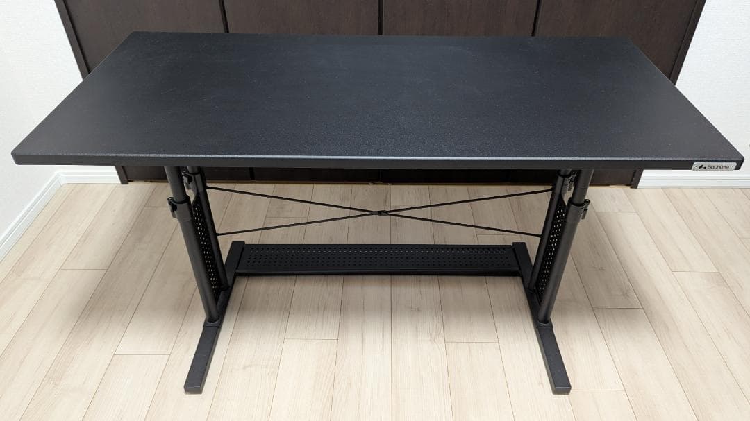 Bauhutte ゲーミングデスク昇降式 PCデスクブラック BHD-1200M