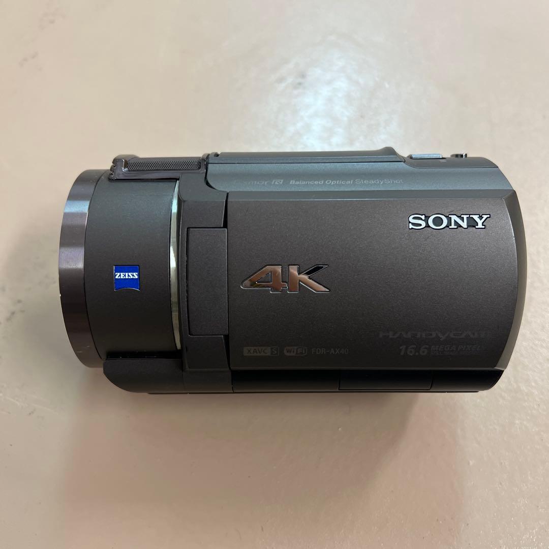 FDR-AX40 SONY 4K ビデオカメラ 30xズーム ジャンク 418