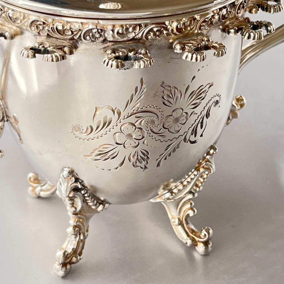 【Forbes Silver Co.】 スプーンホルダー【シルバープレート】