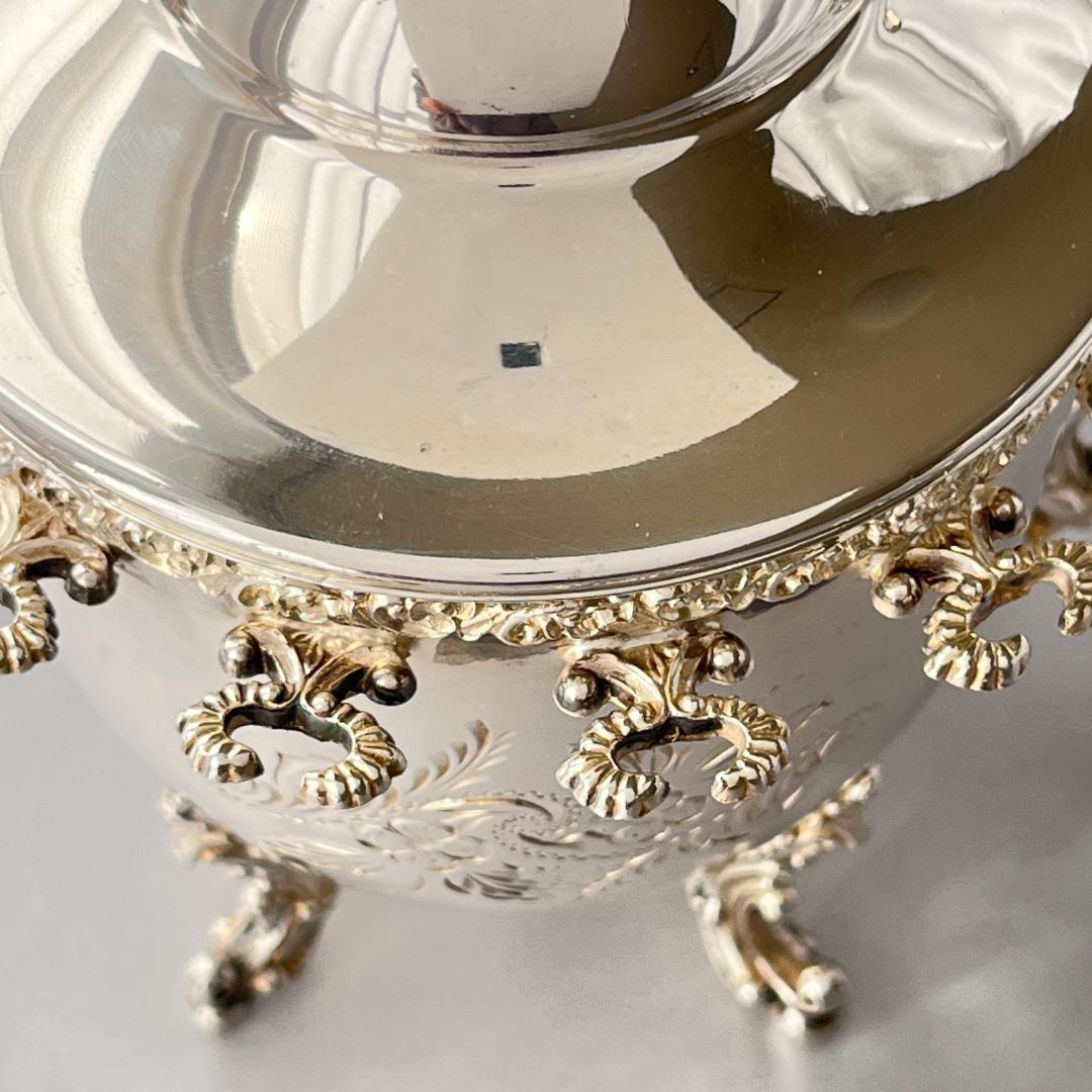 【Forbes Silver Co.】 スプーンホルダー【シルバープレート】