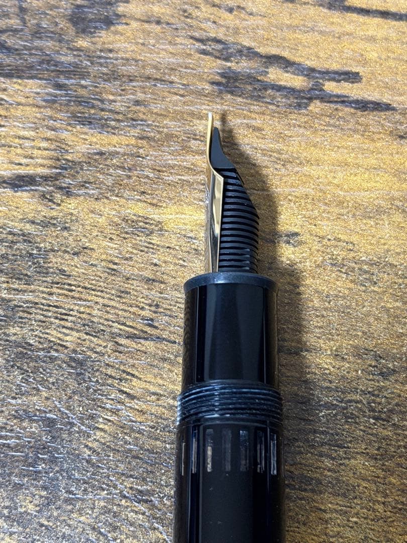 西ドイツ製　極太字　デュマ型ペン芯　14K 中白　モンブラン　万年筆