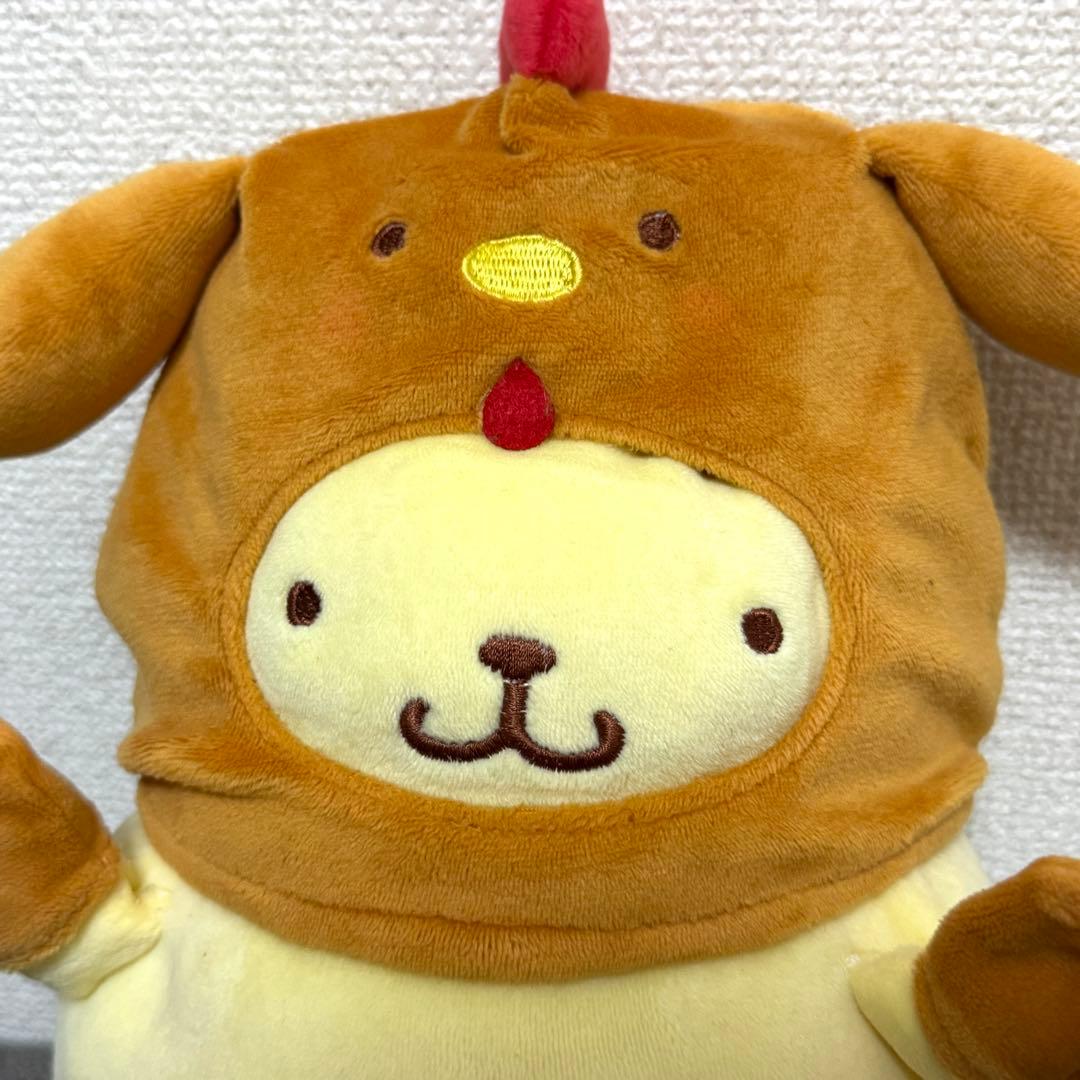 サンリオ ポムポムプリン 名古屋コーチン ぬいぐるみ むにゅぐるみ
