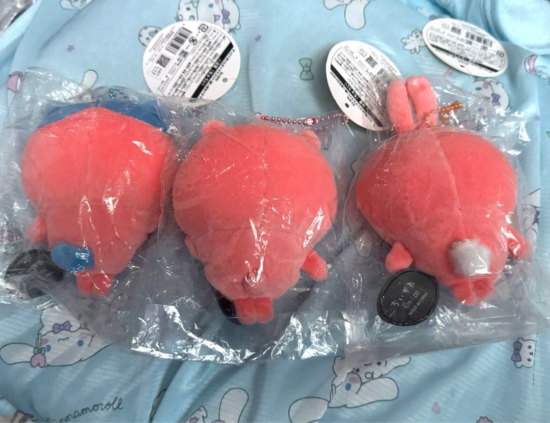 すっごく辛いんだッ　マスコット ちいかわ うさぎ ハチワレ 3体セット