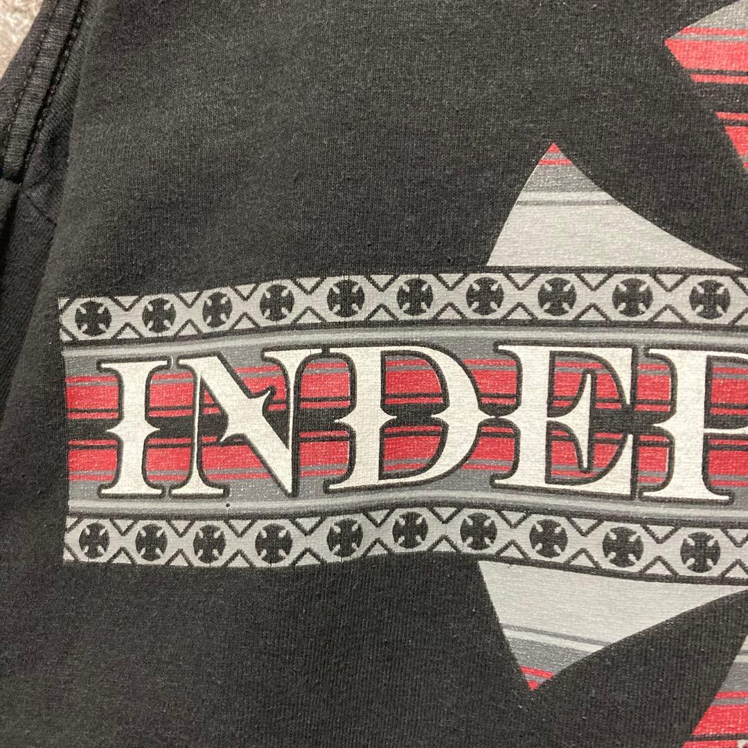 INDEPENDENT Tシャツ L インディペンデント BLACK ④⑥